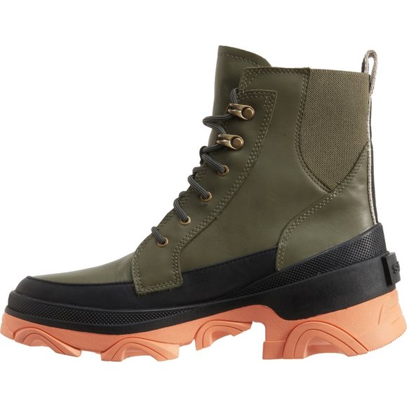FP Movement x SOREL Brex Lace Boots Womens Size 7-12 Olive Green Statement Wear - Picture 3 of 13